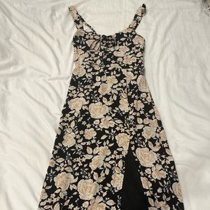 Abercrombie Black Floral Dress